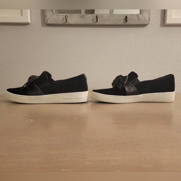 Michael Kors Willa Suede Leather Slip On Sneakers Sz 8 - Picture 7 of 10